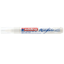 Marqueur Peinture Acrylique Medium, Blanc - Edding