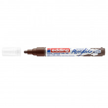 Marqueur Peinture Acrylique Medium, Chocolat - Edding