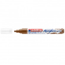 Marqueur Peinture Acrylique Medium, Noisette - Edding