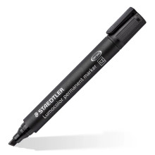 Marqueur Permanent Lumocolor Pointe Biseautée, Noir - Staedtler