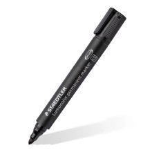 Marqueur Permanent Lumocolor Pointe Ogive, Noir - Staedtler