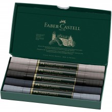 Marqueurs Aquarelle Albrecht Dürer, Boite 5pcs, Gris - Faber Castell