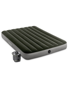 Matelas Intex Gonflable Prestige Downy 2 Personnes avec Gonfleur - Réf.64778