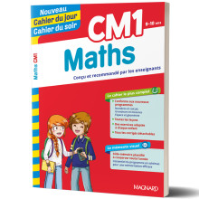 Maths CM1 9/10ans - Nouveau Cahier du jour Cahier du soir - Magnard