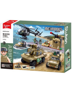 Metropolis Army Mission Assaut Combiné à Construire 744 pièces - Sluban