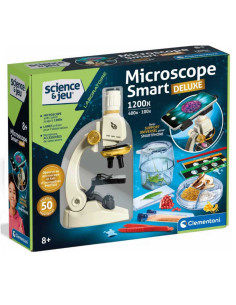 Microscope Smart Deluxe 1200x Laboratoire Scientifique Complet - Clementoni