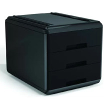 Mini Bloc de 3 tiroirs Arda Rossoitalia Noir