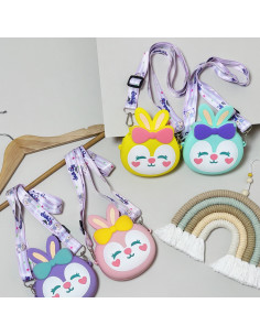 Mini Sac Bandoulière en Silicone, Lapin