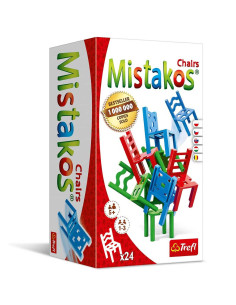 Mistakos Chairs Jeu d'équilibre avec Chaises, Trefl - Réf.02648