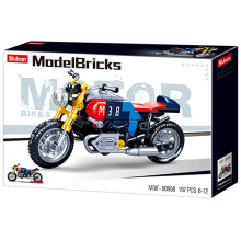 Moto Café Racer, Sluban - Réf.M38-B0958