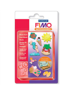 Moule Silicone Été - Palmier, Soleil, Glace et Accessoires Plage - Fimo Staedtler