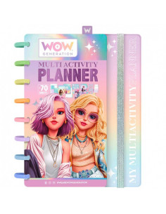 Multi Activity Planner Agenda Créatif +70 feuilles - Wow Generation