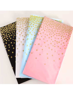 Nappe Anniversaire en Plastique, Laser