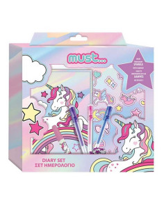 NoteBook Avec Accessoires, Unicorn - Must