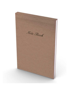 NoteBook Kraft à Lignes, A4 - Sildar