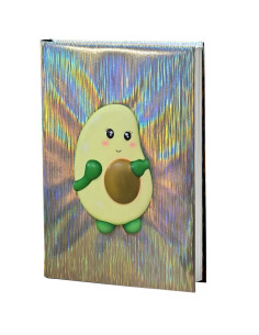Notebook Squishy Avocat 3D Holographique Kawaii