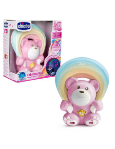 Ourson Arc En Ciel Projecteur Rose - Chicco