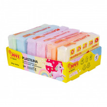 Pâte à Modeler JOVI Plastilina 6 x 50g Couleurs Pastel