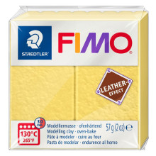 Pâte Cognac Jaune Safran 109 FIMO LEATHER EFFECT STAEDTLER