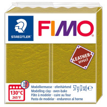 Pâte Cognac Olive 519 FIMO LEATHER EFFECT STAEDTLER