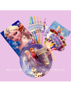 Pack Anniversaire 35pc Thème, Frozen