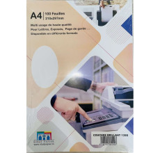 Page De garde Couché Brillant 100 feuilles Ribat A4 135G