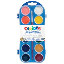 Palette De 12 Couleurs Aquarelle - Carioca
