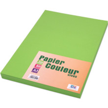 Papier A4 RIBAT 250F 80g fort vert pistache