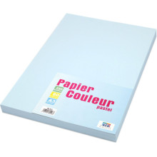 Papier A4 RIBAT 250F 80g Pastel bleu