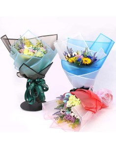 Papier Cadeau Transparent Mat Film, Fleuriste & Emballage Cadeau