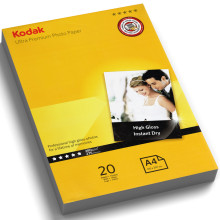Papier Photo KODAK Ultra Premium High Gloss A4 280g 20F
