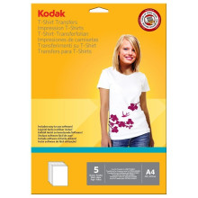 Papier Transfers KODAK pour Tissu Clairs A4 5F