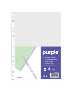 Paquet De 20 Pochettes Intercalaires - Purple