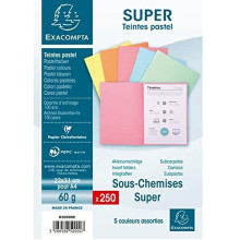Paquet de 250 Sous-Chemises Super 60gr - Exacompta
