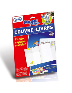 Paquet de 5 Films De Protection Livre - Elba Magic Cover