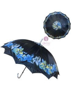 Parapluie Canne Floral 16 Baleines - Oscar