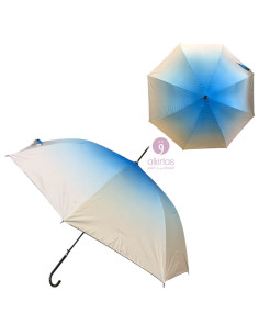 Parapluie Canne Mixte, Collection Dégradé et Rayures - AMZ