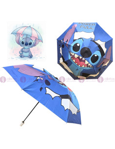 Parapluie Pliable Stitch & Angel, 4 Modèles au Choix