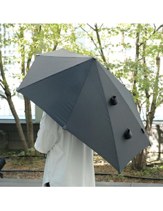 Parapluie Résistant au Vent, Forme Carrée Aérodynamique
