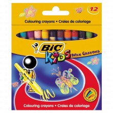 PASTEL BIC 12 KIDS WAX