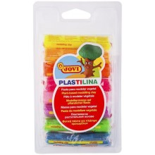 PATE A MODELER JOVI PLASTILINA 14G 8P FLUO