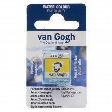 Peinture Aquarelle Godet Jaune Citron Permanent 254 - Van Gogh