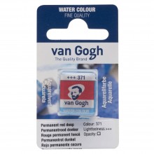 Peinture Aquarelle Godet Rouge Permanent Foncé 371 - Van Gogh