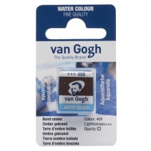 Peinture Aquarelle Godet Terre d'Ombre Brulée 409 - Van Gogh