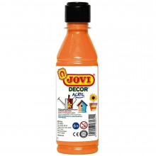 Peinture Decor Acrylique Multi-usages 250ml, Orange - Jovi