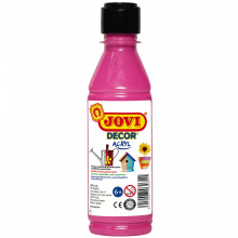 Peinture Decor Acrylique Multi-usages 250ml, Rose - Jovi