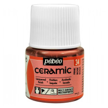 Peinture Pour Céramique Base Solvant, Rose 34 - Pébéo