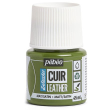 Peinture Sur Cuir Opaque Setacolor, Vert Kaki - Pébéo