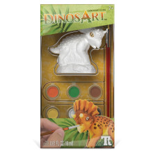 Peinture sur Figurine Triceratops, Dinos Art - Réf.15403