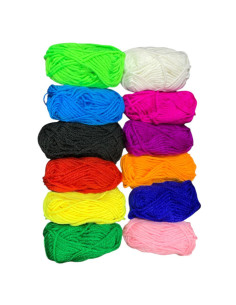 Pelote de Laine Couleurs vives, Vendu à L'unité